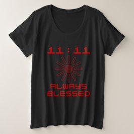Camiseta Plus Size 11:11 Sempre Abençoado