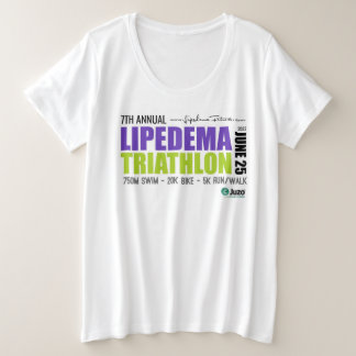 Camiseta Plus Size 2022 Lipedema Triathlon - Plus Size Shirt