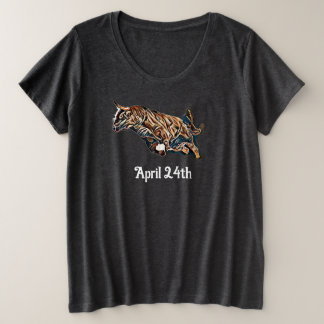 Camiseta Plus Size 24 de abril