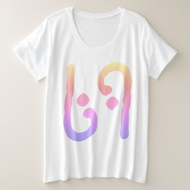 CAMISETA PLUS SIZE 69º (Frente do Design)