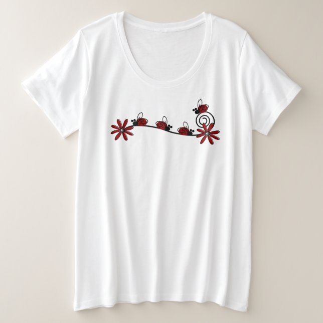 Camiseta Plus Size #7 Dupla face Escolha seu tamanho! (Frente do Design)