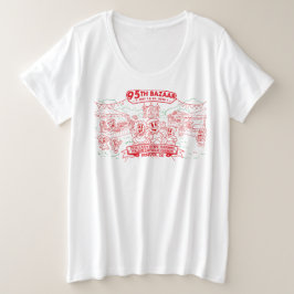 Camiseta Plus Size 95º Bazaar das Mulheres