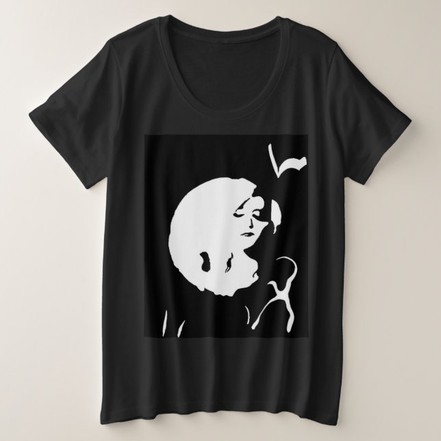 Camiseta Plus Size A Dama (Frente do Design)