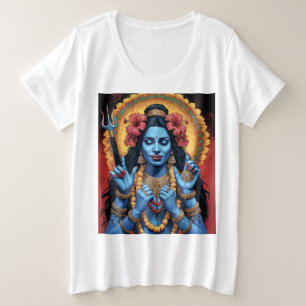 Camiseta Plus Size A Destruidora do Mal Deusa Kali