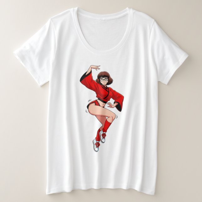 Camiseta Plus Size A Grande Onda Nerd (Frente do Design)