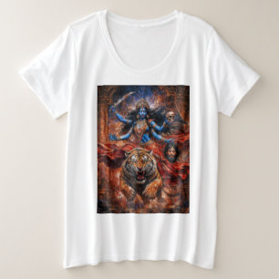 Camiseta Plus Size A Mãe da Ruína e Renovação Mãe Kali