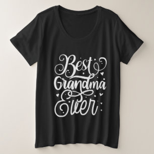 Camiseta Plus Size A melhor vovó jamais dita arte