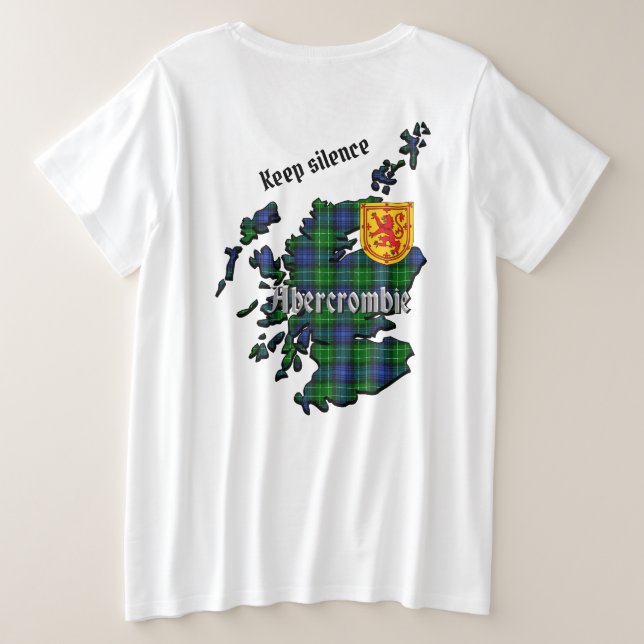 Camiseta Plus Size Abercrombie Clan (Verso do Design)