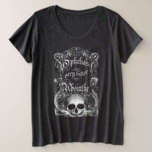 Camiseta Plus Size Absinto Muito Amargo de Ofélia