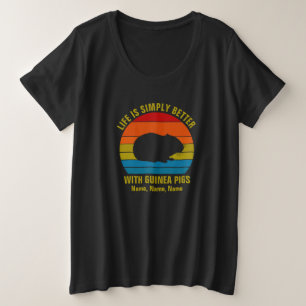Camiseta Plus Size Adicionar Nomes Mudam TODO O Texto, A Vida Melhor 