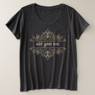 Camiseta Plus Size adicionar seu design