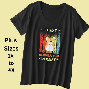 Camiseta Plus Size Adicione Nome Editar Texto Louco Guiné, Senhora do