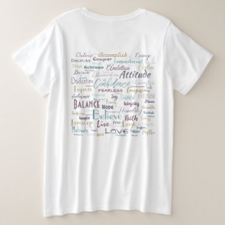 Camiseta Plus Size Affirmations 