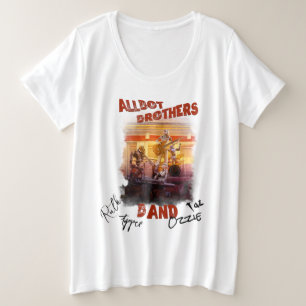 Camiseta Plus Size Albot Brothers Banda T-shirt assinada