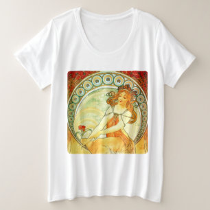 Camiseta Plus Size Alphonse Mucha