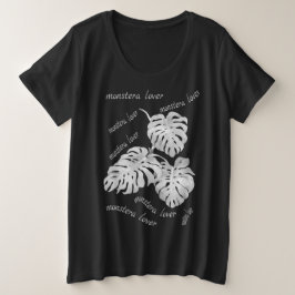 Camiseta Plus Size amante da Monstera
