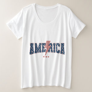 Camiseta Plus Size América