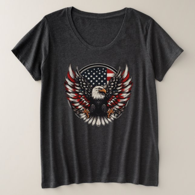 Camiseta Plus Size American Eagle por Rp (Frente do Design)