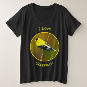 Camiseta Plus Size American Goldfinch - Fotografia original