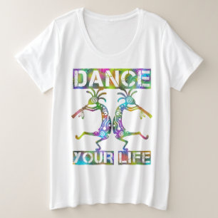 Camiseta Plus Size Americanos nativos Kokopelli - Dance sua vida 2