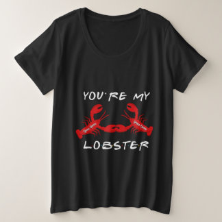 Camiseta Plus Size Amigos Vocês São Minha Lagosta