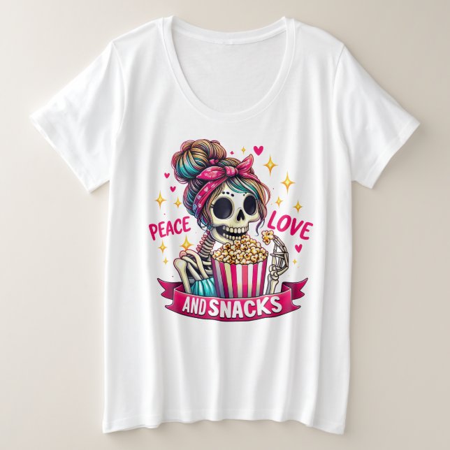 Camiseta Plus Size Amor (Frente do Design)
