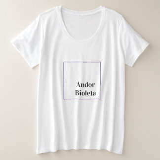 Camiseta Plus Size Andor Bioleta