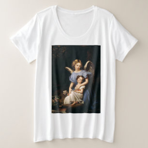 Camiseta Plus Size Anjo guardião de Joseph Karl Stieler