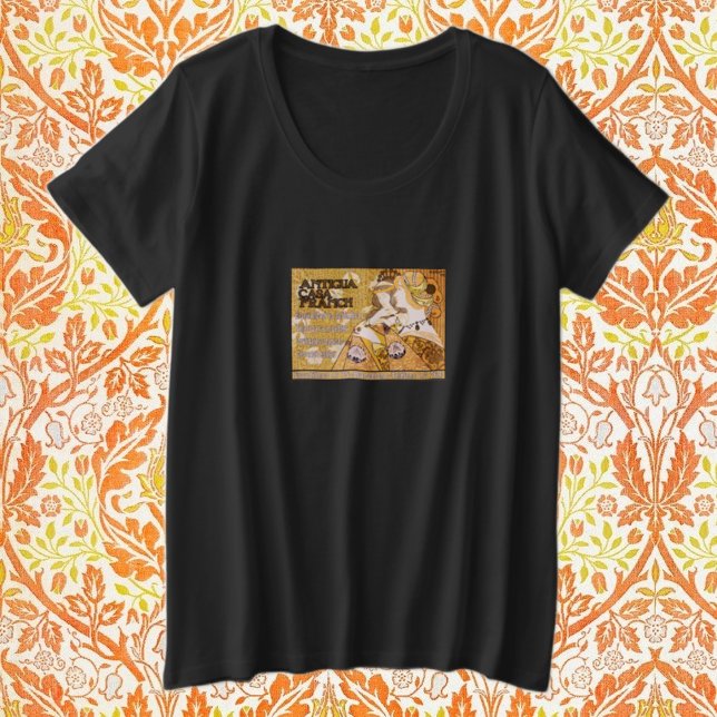 Camiseta Plus Size Antigua Casa Franch Art Nouveau Poster (Criador carregado)
