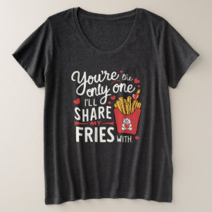 Camiseta Plus Size Aquele que eu vou compartilhar minhas fadas com Na