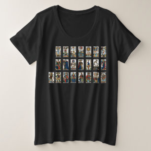 Camiseta Plus Size Arcanos Maiores do Tarot