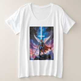 Camiseta Plus Size Archangel Michael