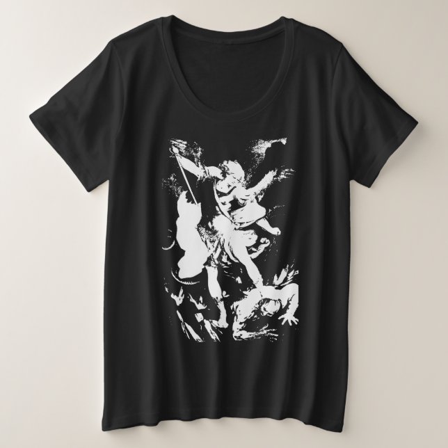 Camiseta Plus Size Archangel Michael T-Shirt (Frente do Design)