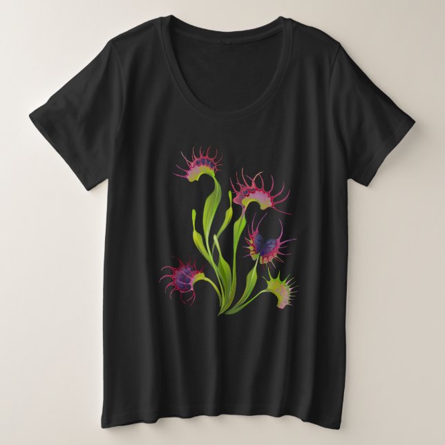 Camiseta Plus Size Armandoa Venus Flytrap (Frente do Design)