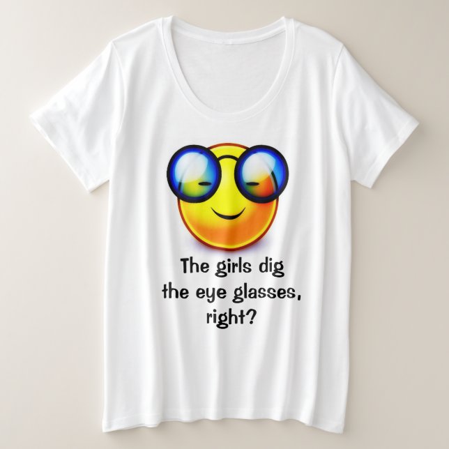 Camiseta Plus Size As Garotas Desentem (Frente do Design)