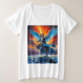 Camiseta Plus Size Asas da Glória