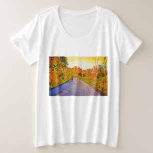 Camiseta Plus Size Autumn Stroll