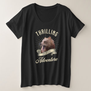 Camiseta Plus Size Aventura de família emocionante