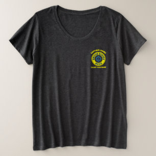 Camiseta Plus Size Azul marinho Anchor navio-comandante, no Verão