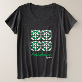 Camiseta Plus Size Azulejos Andaluzes 2