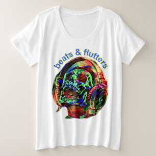 Camiseta Plus Size batimentos e flautas