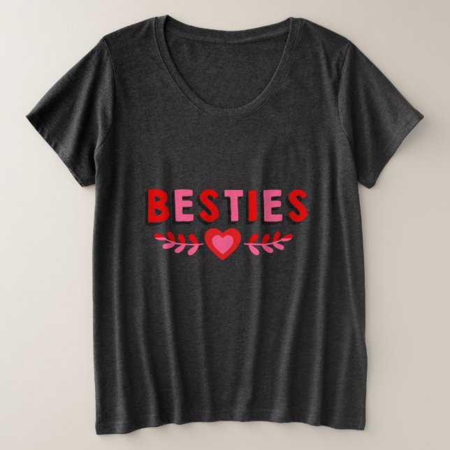 Camiseta Plus Size Beasties Womens Mais T-Shirt Tamanho (Frente do Design)