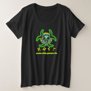 Camiseta Plus Size Bela, engraçada teia zombie