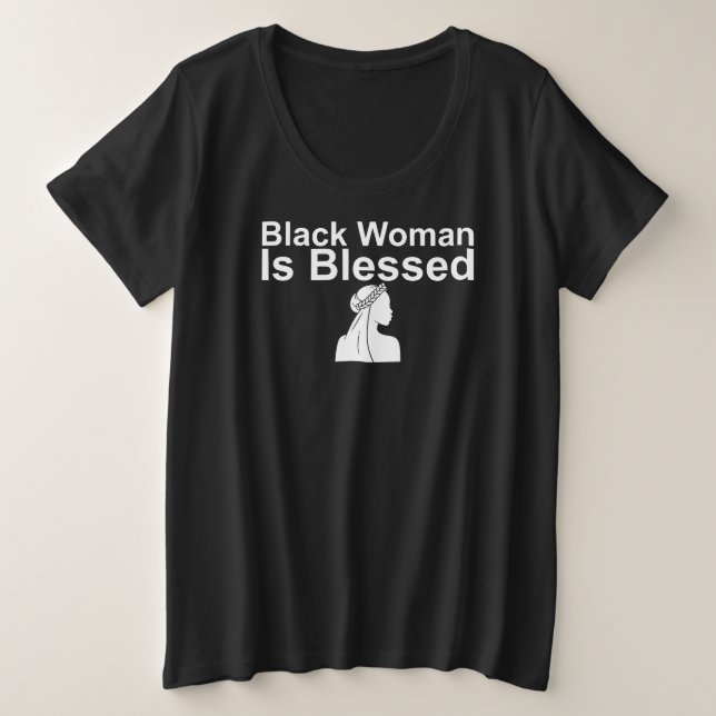 Camiseta Plus Size Bendito (Frente do Design)