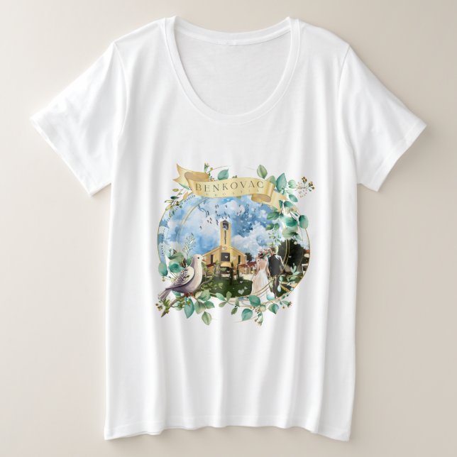 Camiseta Plus Size Benkovac (Frente do Design)