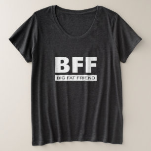 Camiseta Plus Size BFF - Amigo Gordo Grande