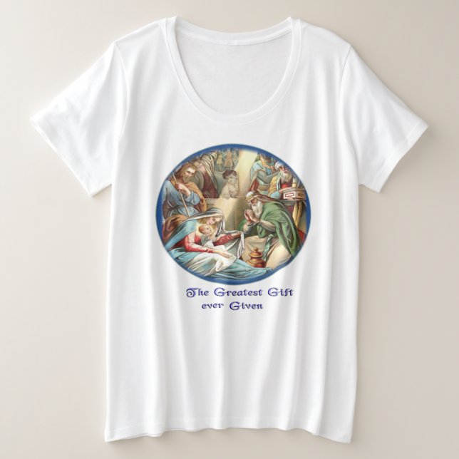 Camiseta Plus Size Bíblia Verso (Frente do Design)