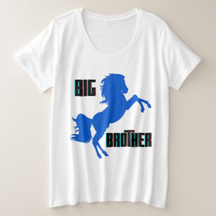 Camiseta Plus Size Big Brother Horse Rearing