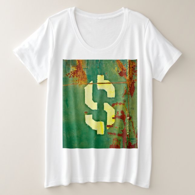 Camiseta Plus Size Big Bucks (Frente do Design)