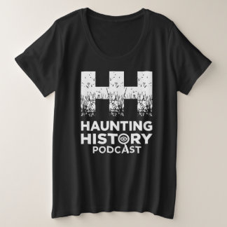 Camiseta Plus Size Black Plus T com logotipo HHP branco